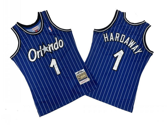 Orlando Magics #1 Penny Hardaway Magic 1 # Blue White 94-95 Season Mitchell Retro Jersey --. Hardaway Style 2