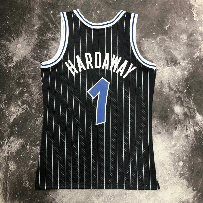 Orlando Magics #1 Penny Hardaway sw Magic 95 Season Black 1 # Hardaway Style 1