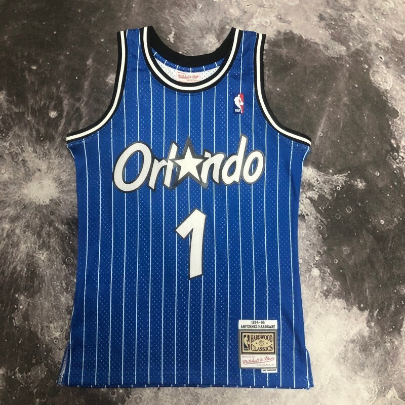 Orlando Magics #1 Penny Hardaway sw Magic 95 Season Blue 1 # Hardaway Style 2