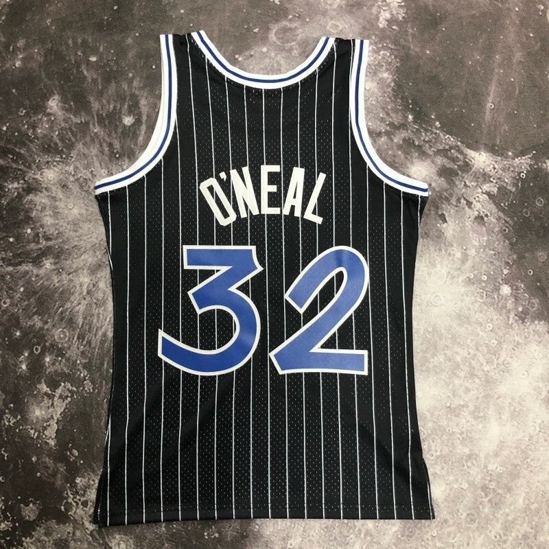 Orlando Magics #32 Shaquille O'Neal sw Magic 95 Season Black 32 # O'Neal Style 1