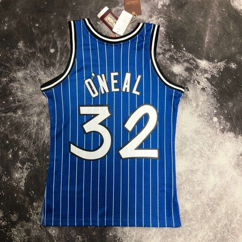 Orlando Magics #32 Shaquille O'Neal sw Magic 95 Season Blue 32 # O'Neal Style 1