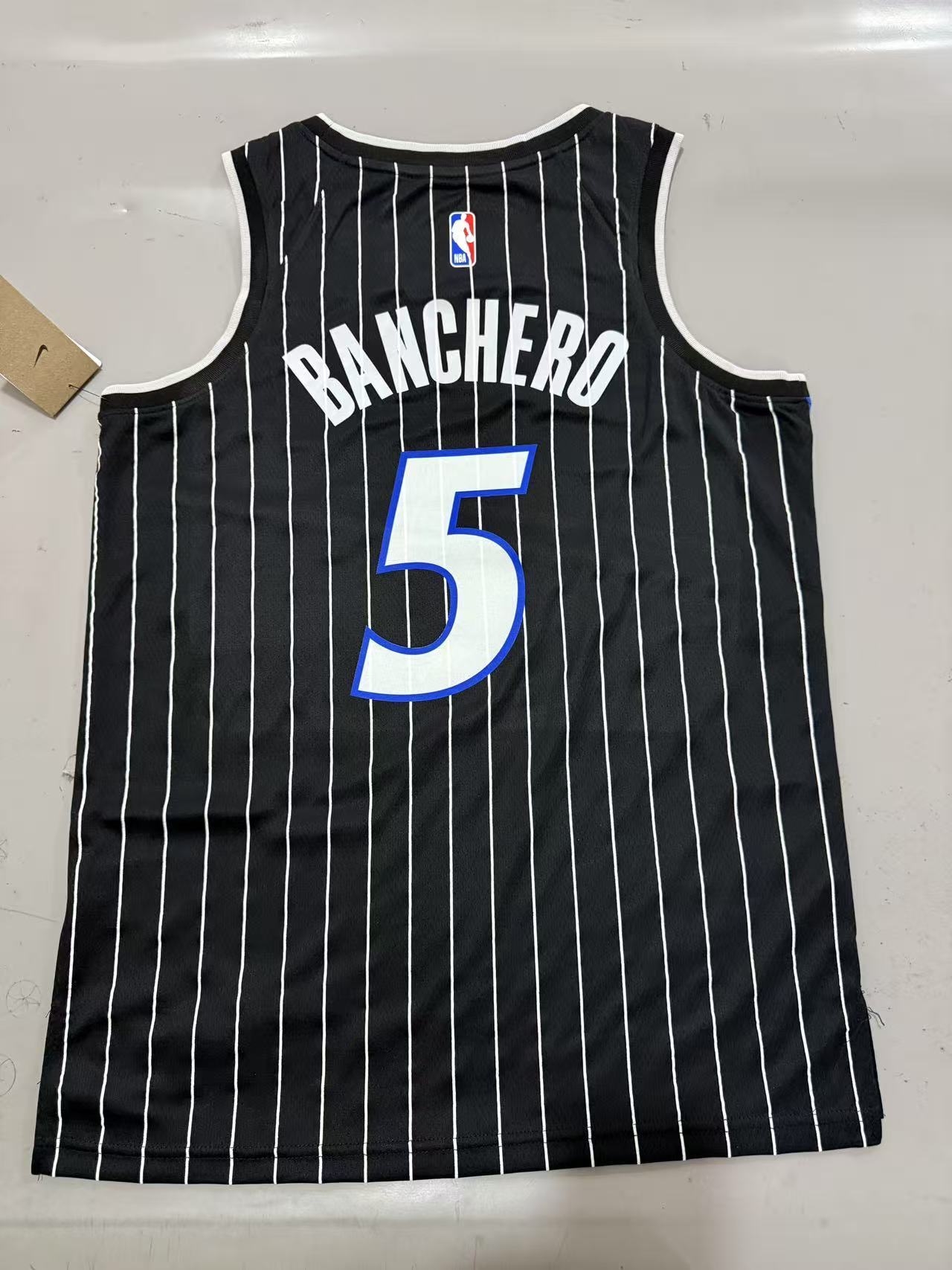 Orlando Magics #5 Paolo Banchero 26 Season Magic Black Style 1