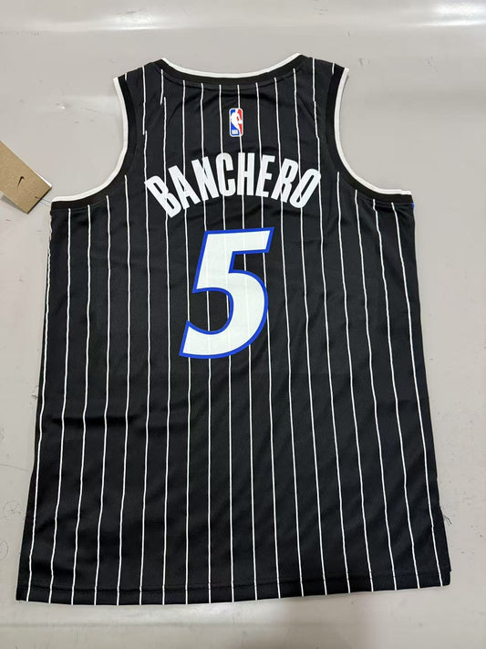 Orlando Magics #5 Paolo Banchero 26 Season Magic Black Style 1