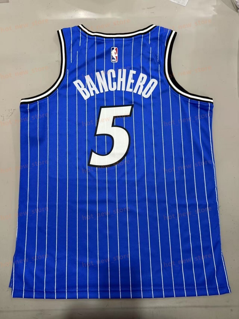 Orlando Magics #5 Paolo Banchero 26 Season Magic Blue Style 1