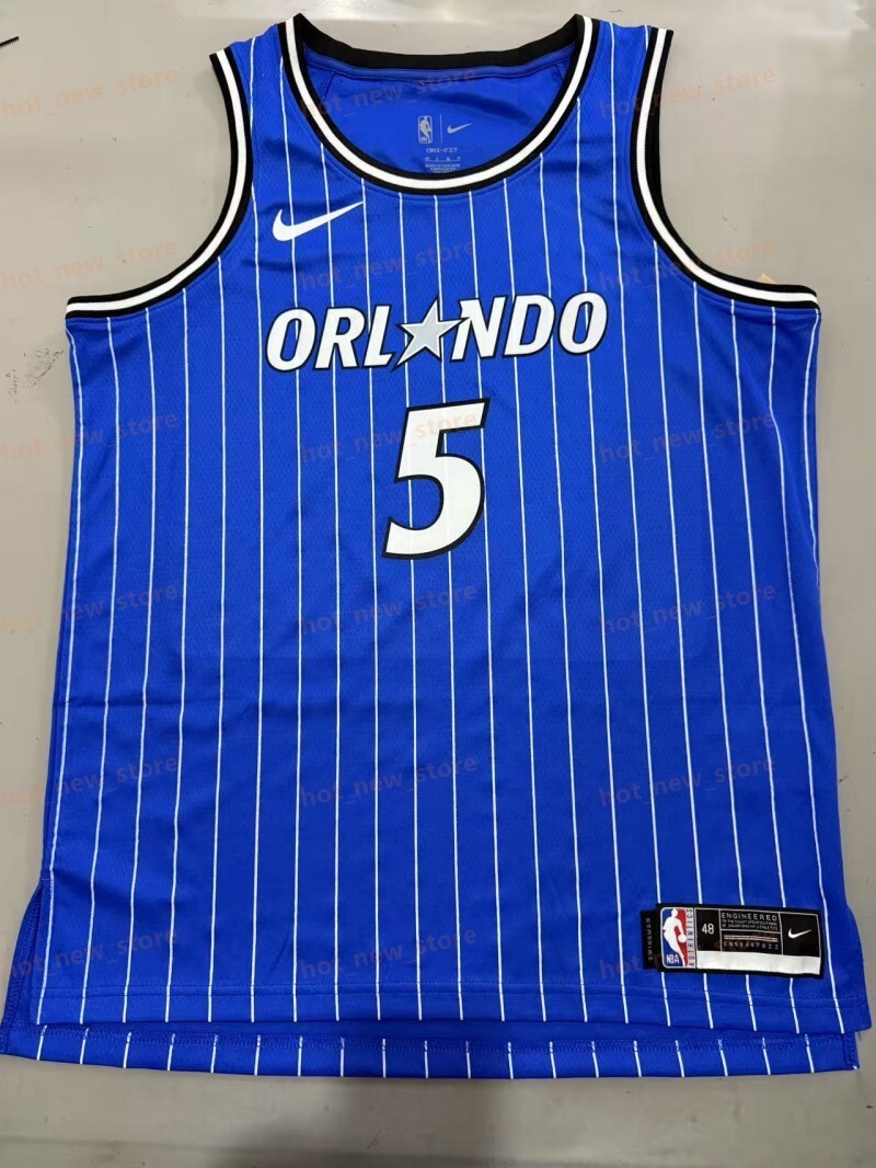 Orlando Magics #5 Paolo Banchero 26 Season Magic Blue Style 2