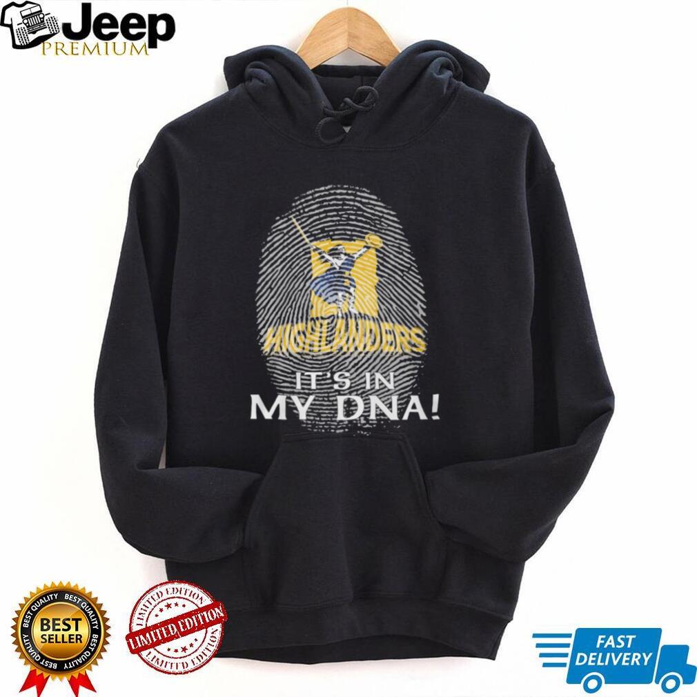 Otago Highlanders Rugby “It’s In My DNA” Fingerprint Warrior T Shirt