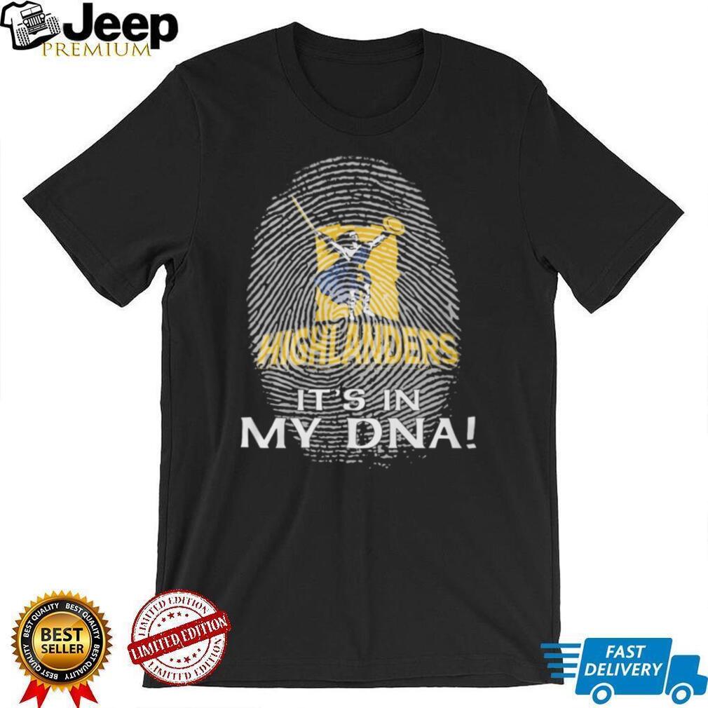 Otago Highlanders Rugby “It’s In My DNA” Fingerprint Warrior T Shirt