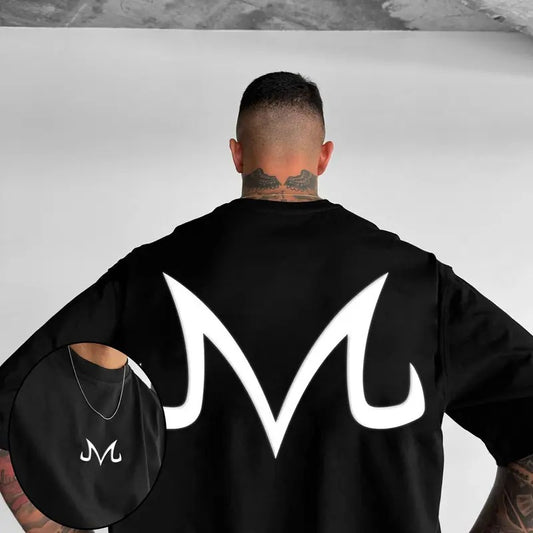 Oversized Simple Letter Anime Print Double-Sided T-Shirts, Dragon Ball Anime Majin Buu Printed Shirt, Manga Hoodie For Men, Best Anime T-Shirt, Gift For Anime Lovers, Anime Printed Shirt, DB Gift For Fans, Gift For Him, Gift For Her Tops