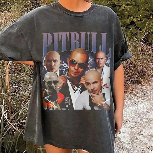P.itbull Shirt , Vintage Pi.tbull Homage Shirt, Rap Shirt, Vintage 90s Retro 90 Shirt ,Pi.tbull shirt, P.itbull Hip Hop Shirt