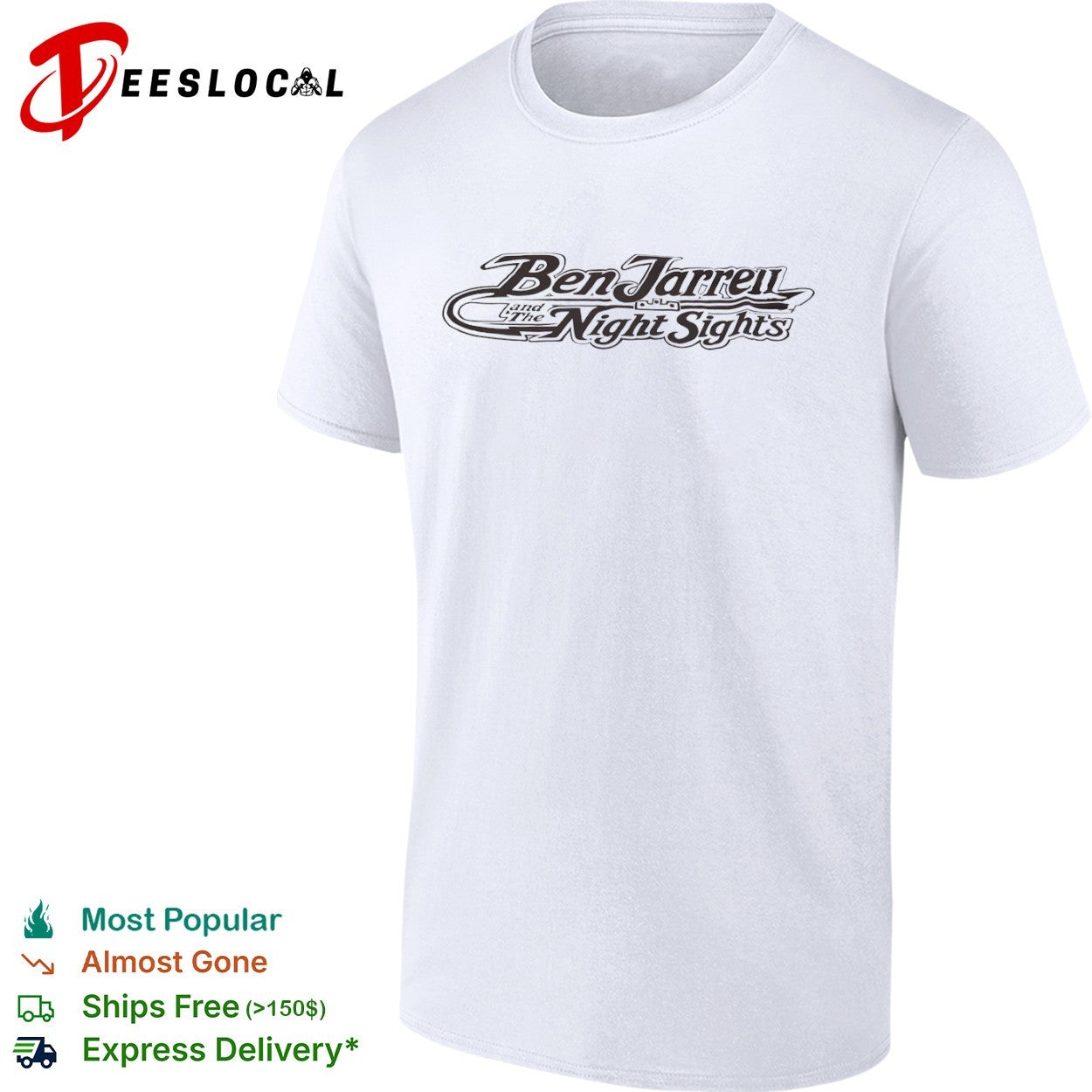Ben Jarrell and The Night Sights Band Music shirt