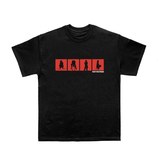 PARTYNEXTDOOR 4 Black Logo T-shirt