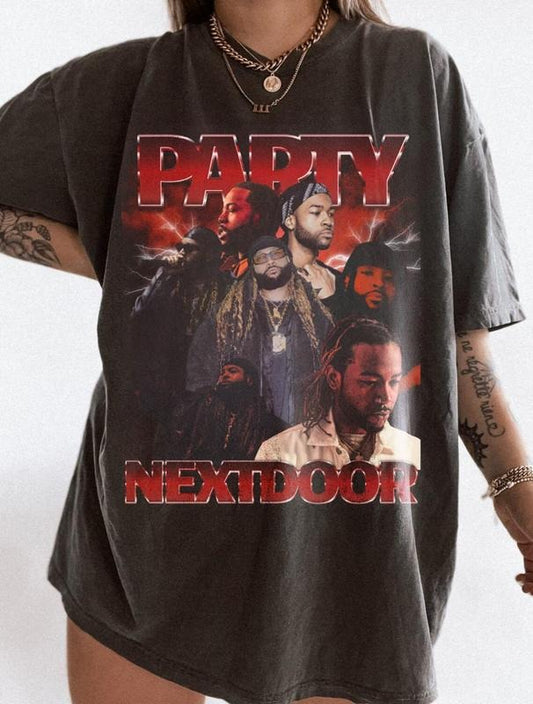 PARTYNEXTDOOR GRAPHIC T-SHIRT Party Mobile Rap T-Shirt, PARTYNEXTDOOR Vintage T-Shirt, PND 4, Sorry I'm Outside Tour Merch, Partynextdoor Tee, Partynextdoor Vintage Shirt, PND Concertstyle{n002}2