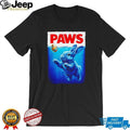 PAWS Easter Bunny Parody Jaws Movie Poster Funny T Shirt