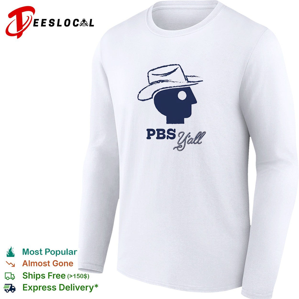PBS Y’all cowboy silhouette shirt