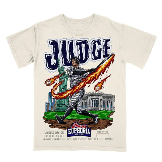PE Aaron Judge Planet Euphoria Shirt, Vintage 90s Unisex Tee Various Sizes and Colors, shirt trend