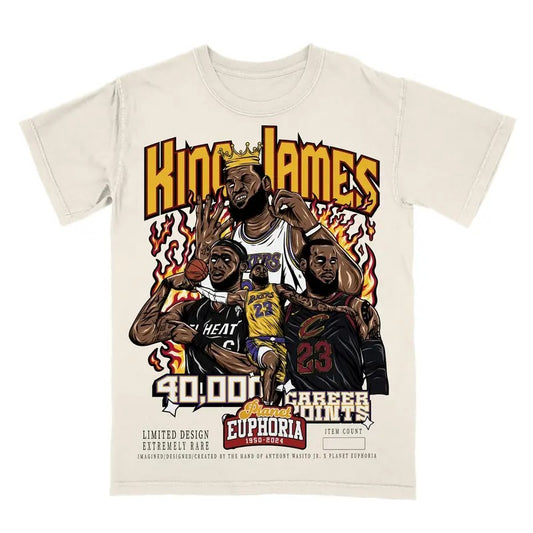 PE Limited Lebron James Planet Euphoria Shirt, Vintage 90s Unisex Tee Various Sizes and Colors, shirt trendstyle{n002}2