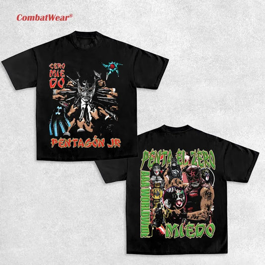 PENTAGON JR TEE , Wrestling Tee, Wrestling Graphic Tee, Wrestler Shirt, Sports Shirt, Vintage Wresting Shirt, Wrestling Gift