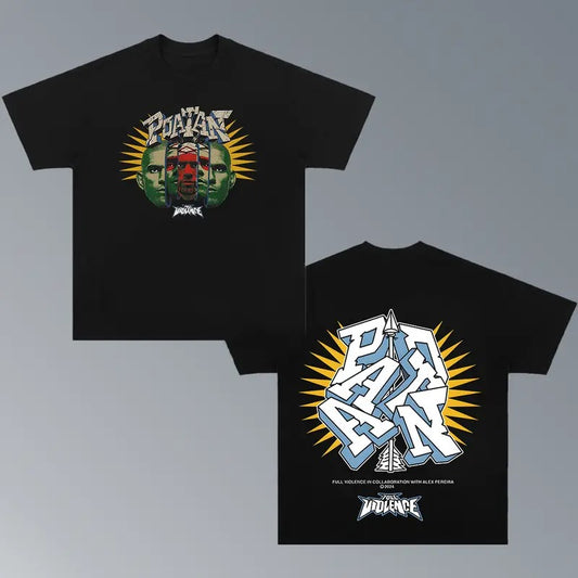 POATAN-SPLIT FACE WARRIOR TEE, Boxing T-shirt, Boxer Tee, Sports Shirt, UFC Shirt, Gift for Him Gift For Her Hoodie Sweatshirt Streetwear