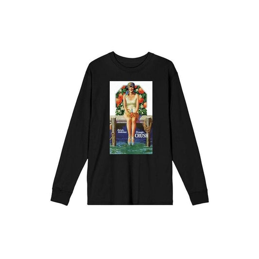 PacSun Men's Drunk Delicious Orange Crush Long Sleeve T-Shirt - Multicolor