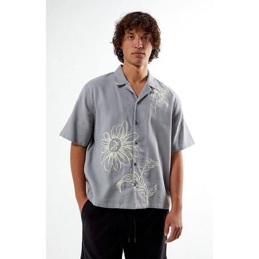 PacSun Men's Flower Resort Oversized Camp Shirt