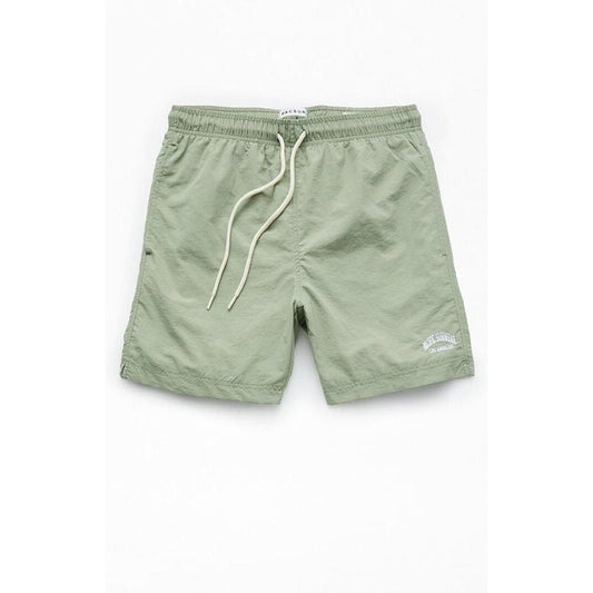 PacSun Men's Green Collegiate 6" Swim Trunks