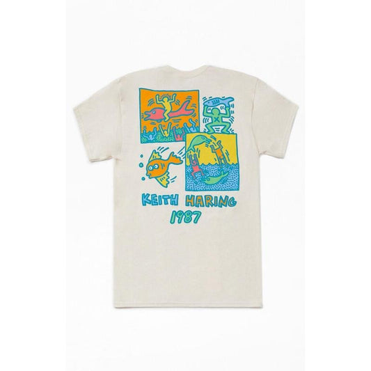 PacSun Men's Keith Haring 1987 T-Shirt - Multicolor