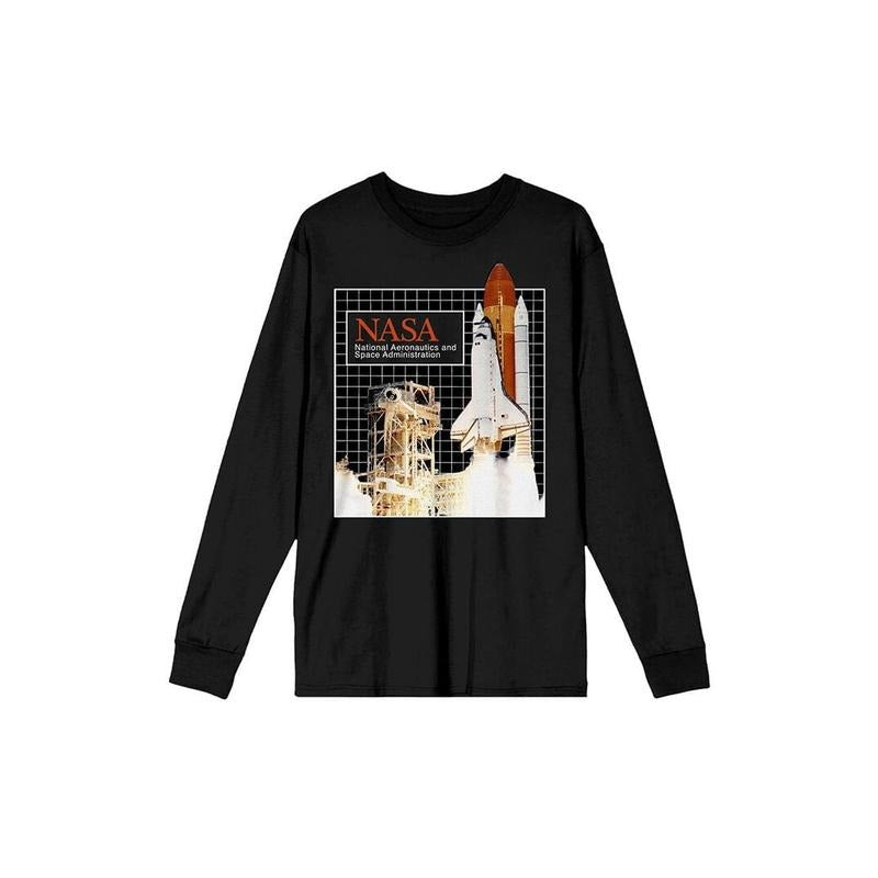 PacSun Men's NASA Logo Long Sleeve T-Shirt - Multicolor