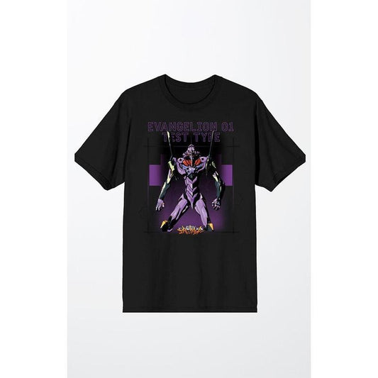 PacSun Men's Neon Genesis Evangelion T-Shirt - Multicolor