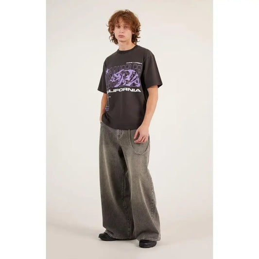 PacSun Men's Ryder Chain Ultra Baggy Jeans Gray