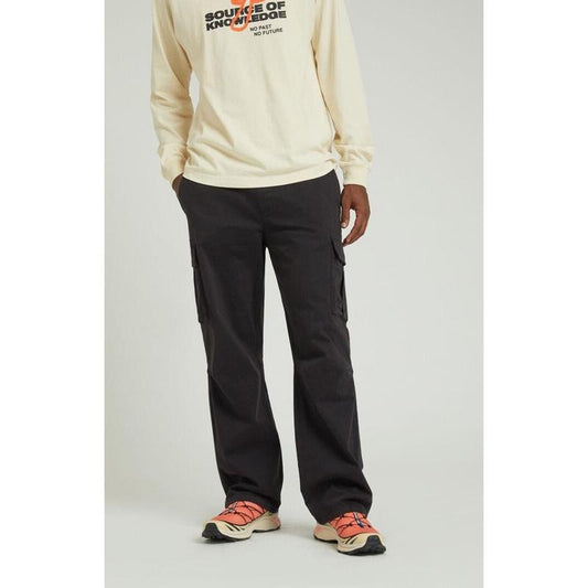 PacSun Men's Stretch Brody Black Cotton Cargo Pants