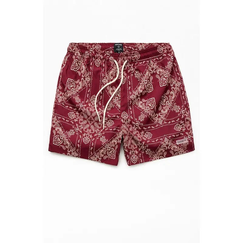 PacSun Men's Syndicate AOP 4.5 Swim Trunks