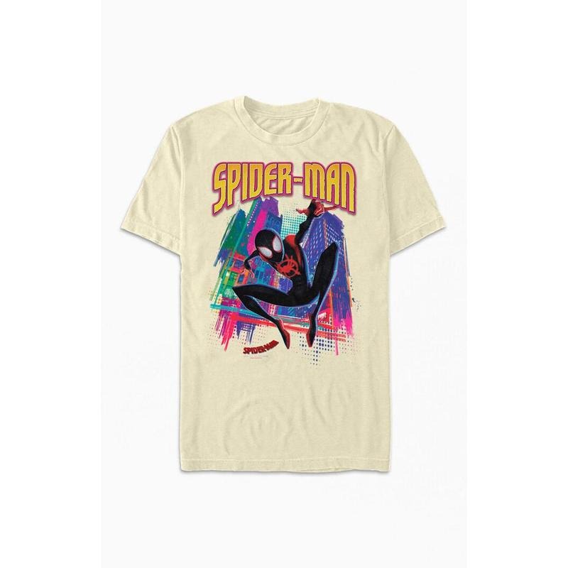 PacSun Men's Tower Hero Miles Morales T-Shirt - Multicolor