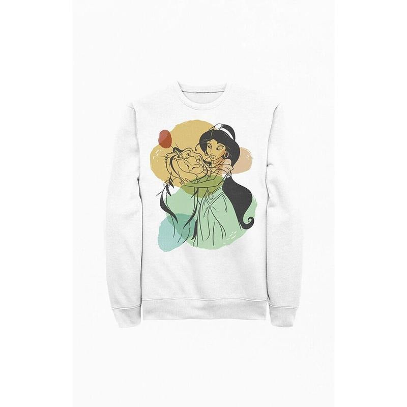 PacSun Women's Aladdin Rajah & Jasmine Sweatshirt T-Shirts, Hoodie | WearSparks.com