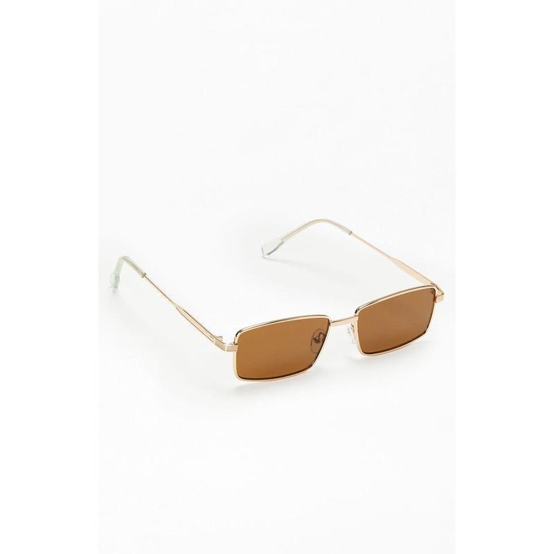 PacSun Women's Brown Metal Square Sunglasses T-Shirts, Hoodie, Sweatshirt | WearSparks.com