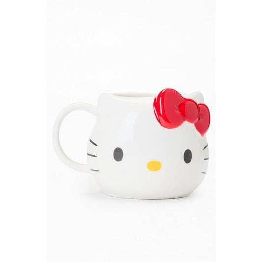 PacSun Women's Hello Kitty Face Sculpted Mug