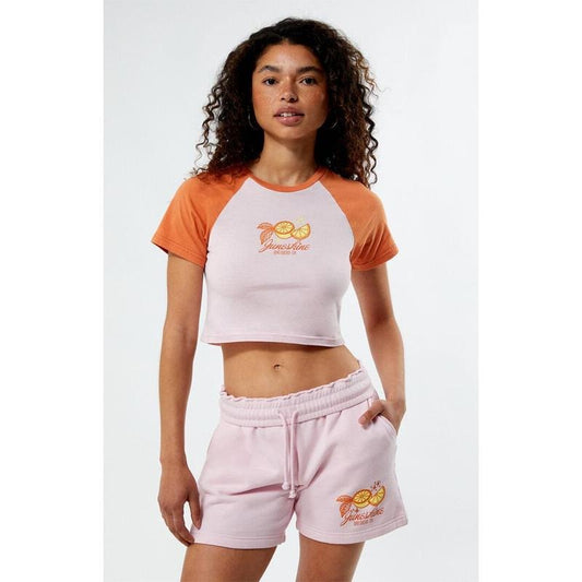 PacSun Women's Juneshine Lemons Raglan T-Shirt