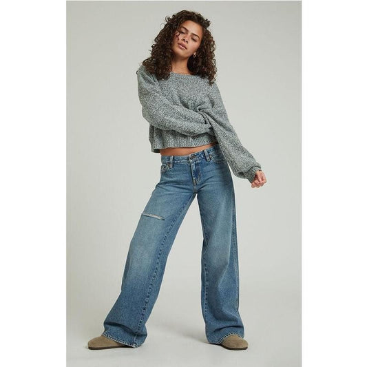 PacSun Women's Medium Indigo Low Rise Baggy Jeans