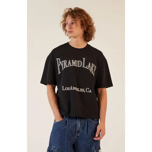 Pacsun Men's Lake Boxy Cropped T-Shirt