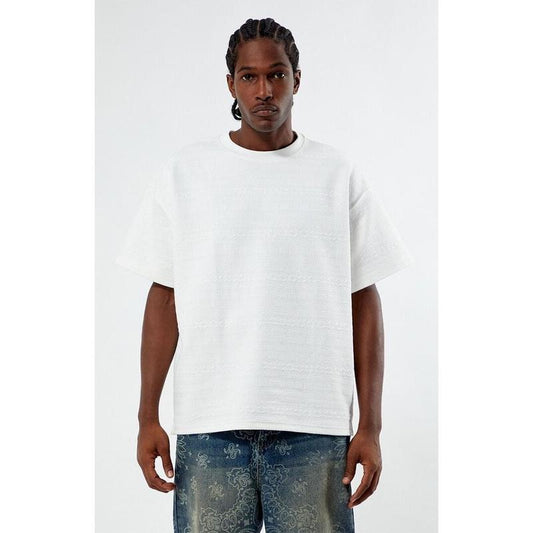 Pacsun Men's Oversized Jacquard Knit T-Shirt