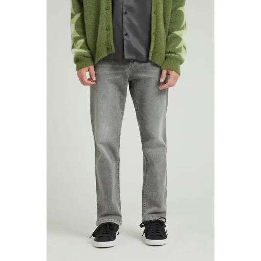 Pacsun Men's Stretch Grey Straight Jeans