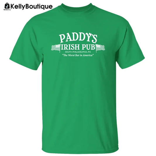 Paddy's Irish Pub South Philadelphia The Worst Bar in America Irish St Patrick's Day Graphic Printed Unisex Classic...
