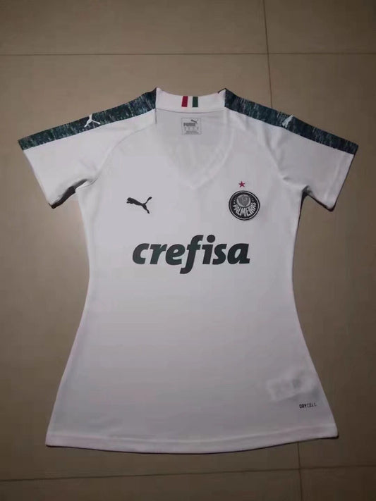 Palmeiras away white woman soccer jersey 19-20 season Style 2