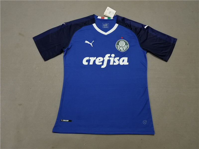 Palmeiras blue goalkeeper served soccer jersey 19-20 season Style 2