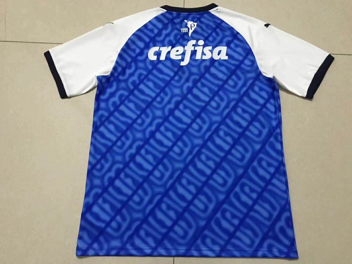 Palmeiras blue training suit shirts Style 1