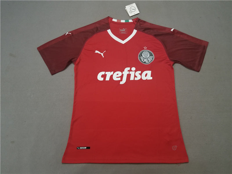 Palmeiras red goalkeeper served soccer jersey 19-20 season Style 2