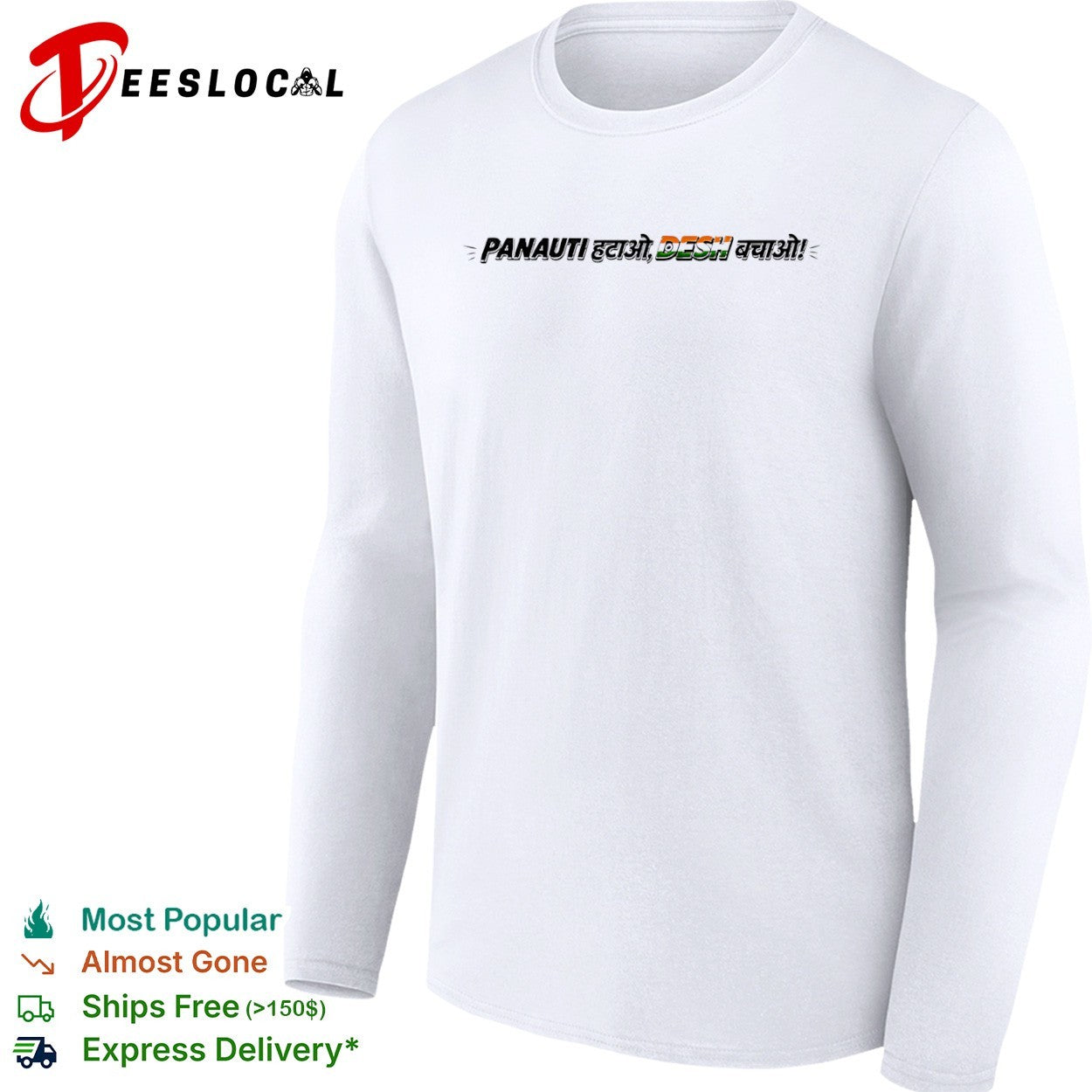 Panauti hatao desh bachao Indian shirt