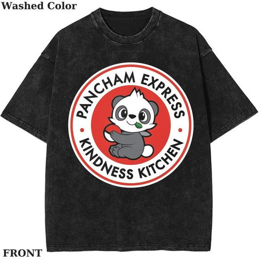 Pancham Express Graphic Tee, Pokemon T-Shirt, PKM Shirt, Anime Funny Shirt, Vintage Tee Streetwear Shortsleeve Printed Womenswear Top