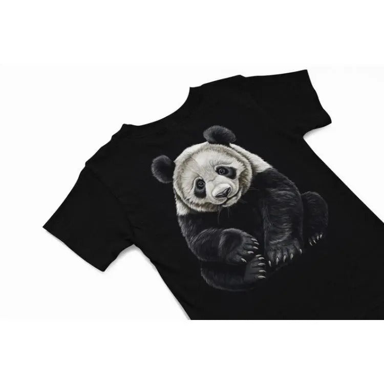 Panda Bear T-Shirt, Cute Panda Tee, Forest animal T shirt , Animal Lovers gift, Animal Tee, Chinese traveller shirt, Panda Lover Gift Made in USAstyle{n002}2