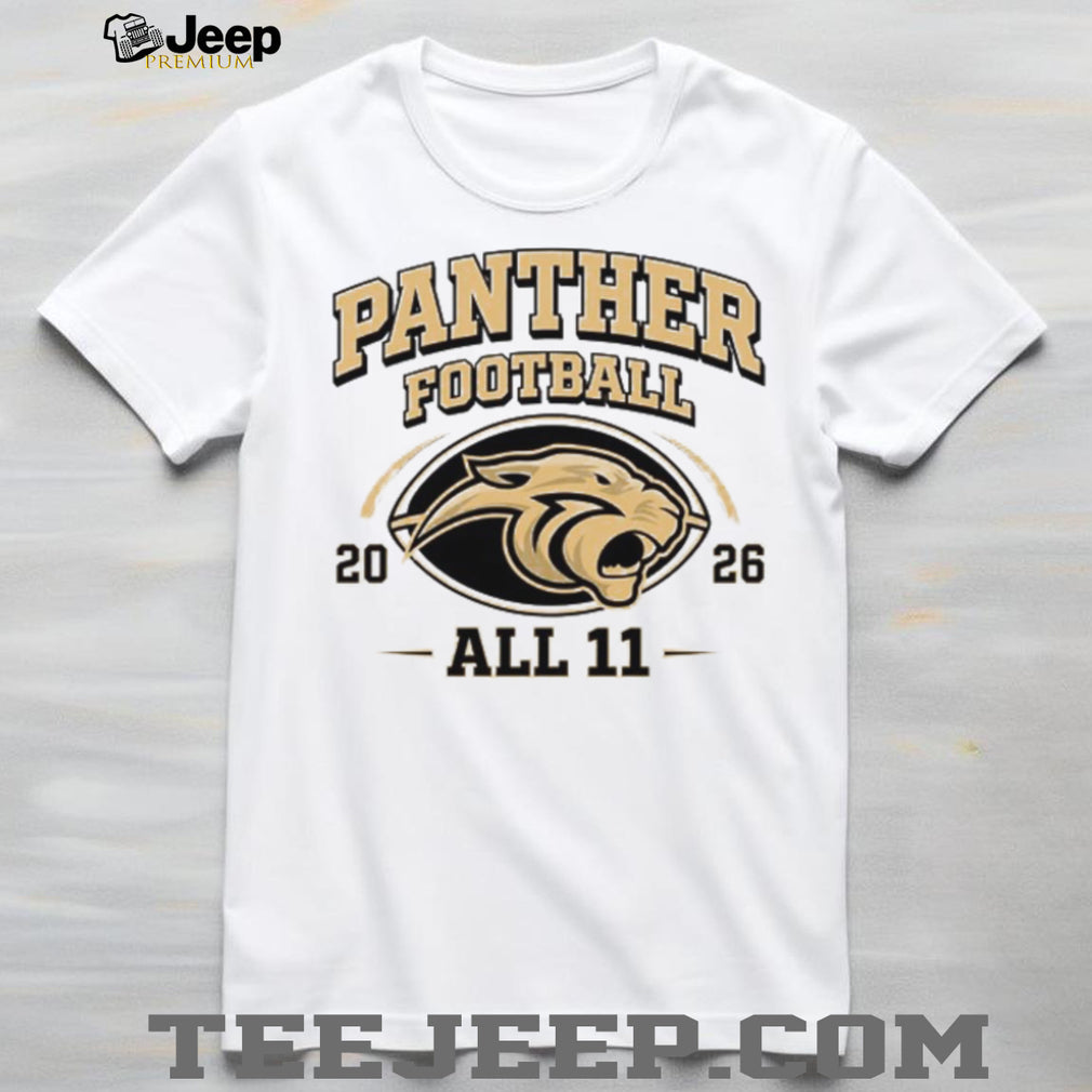 Panther Football All 11 Varsity Sports Team Mascot T Shirt