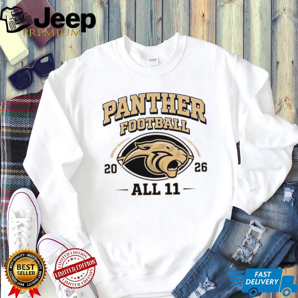 Panther Football All 11 Varsity Sports Team Mascot T Shirt